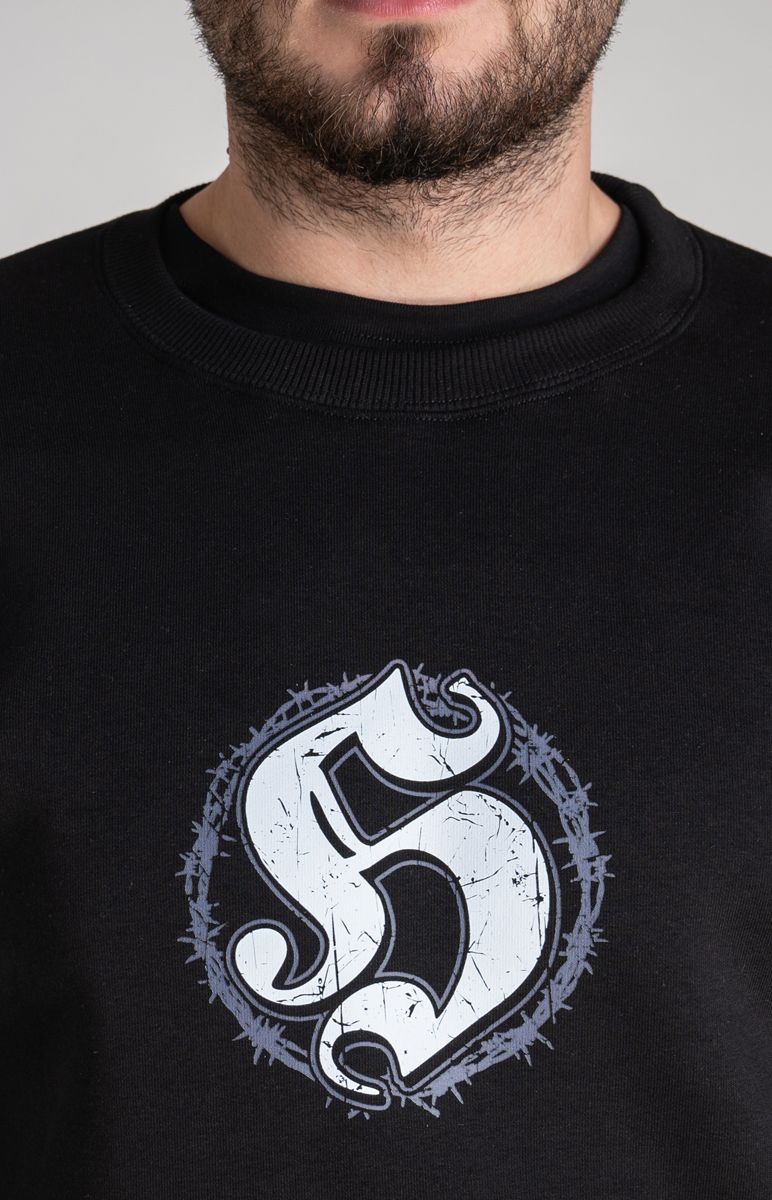Crewneck "Hoolcore" Black