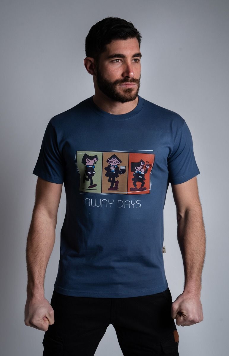 T-shirt "Away Days" Denim