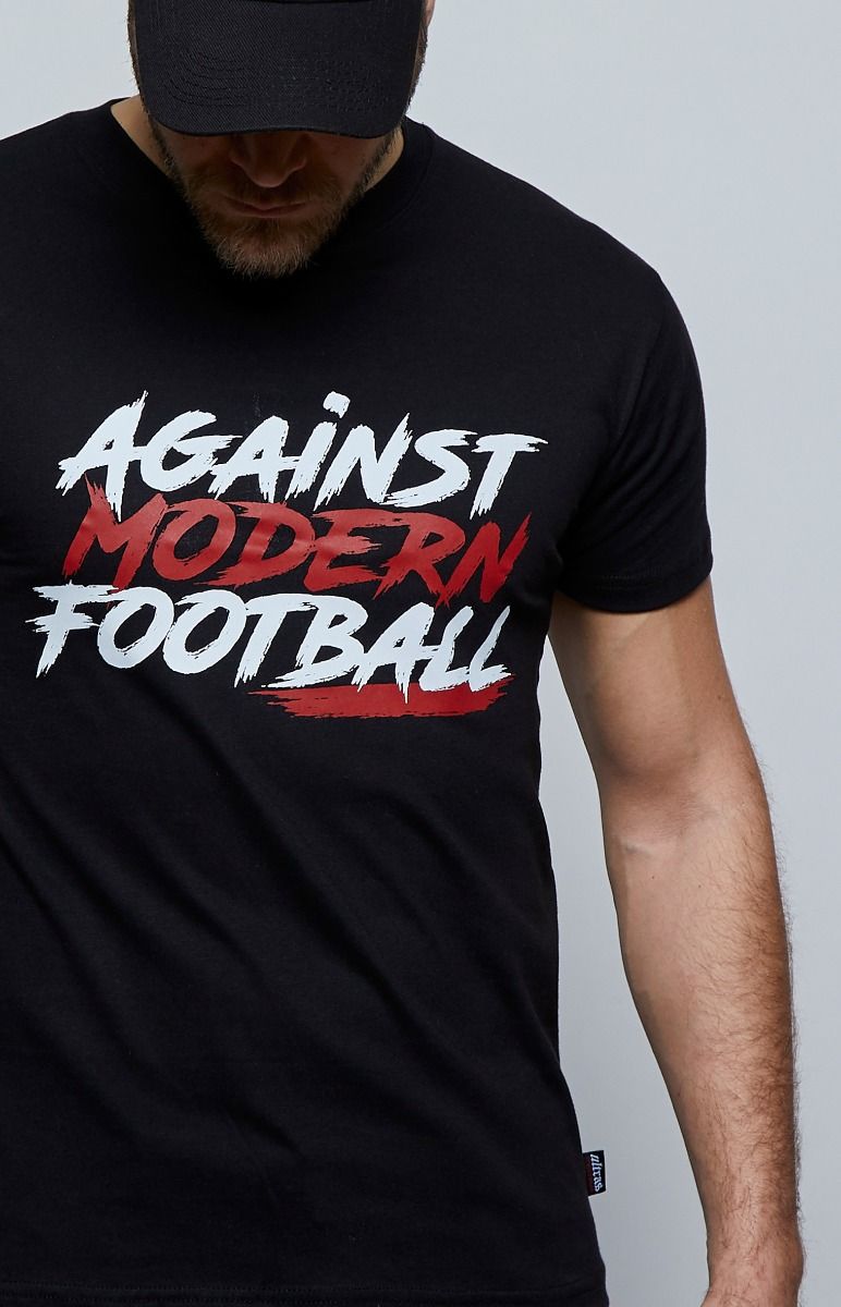 T-shirt "Against Modern Football" Black