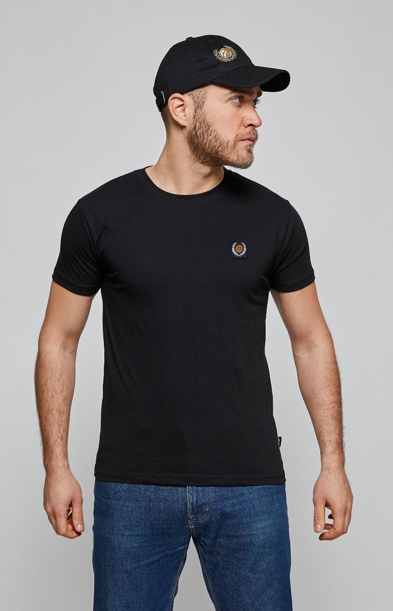 Black T-shirt with AMF Patch