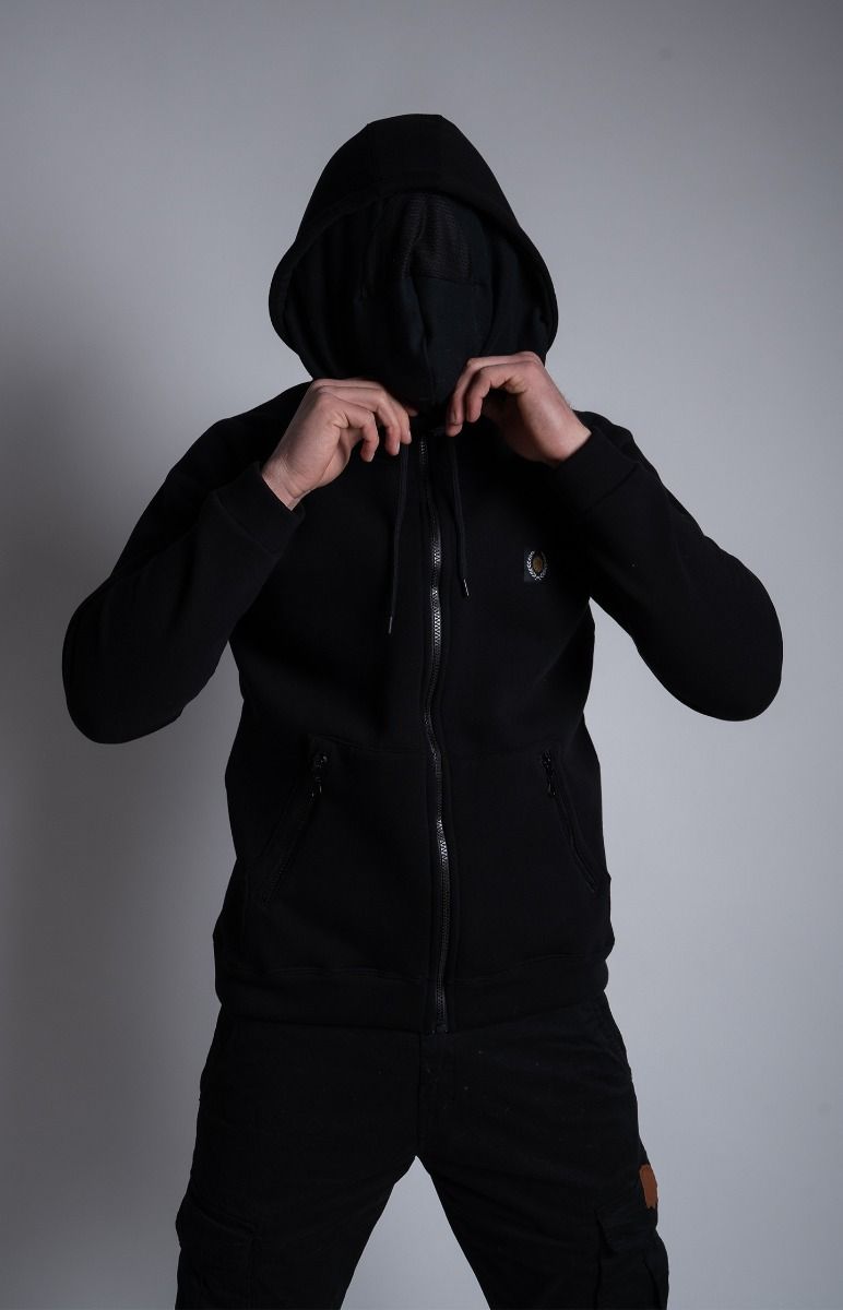 Serbian Fullface Jacket Black