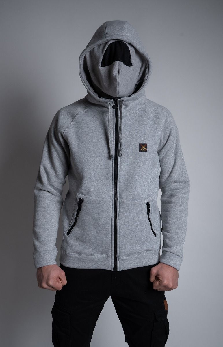 Serbian Fullface Jacket Grey