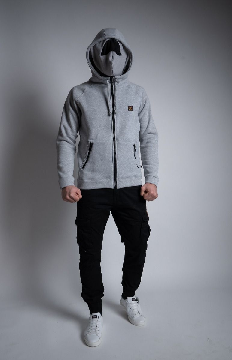 Serbian Fullface Jacket Grey